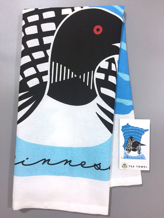 Minnesota Loon Tea Towel