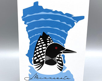 Minnesota Loon - Note Card