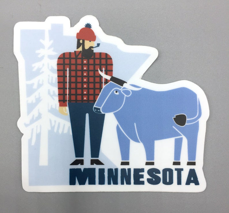 Paul & Babe Minnesota - Decal