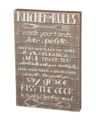Kitchen Rules - Sign