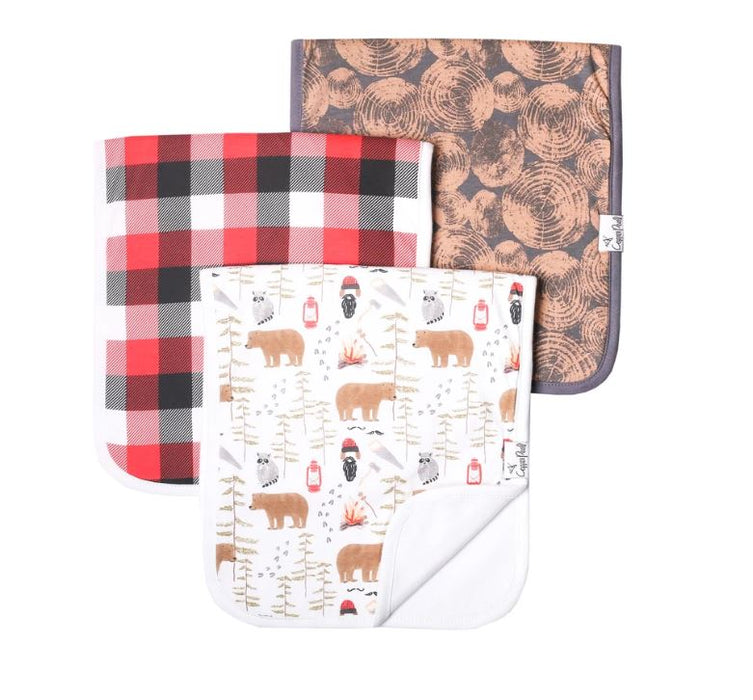 Lumberjack Burp Cloths