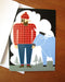 paul bunyan card with envelope