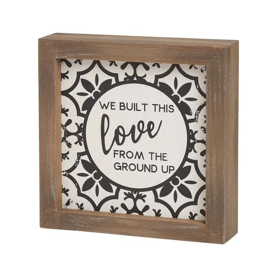 Built Love Pattern - Sign