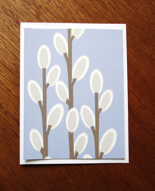pussy willow card