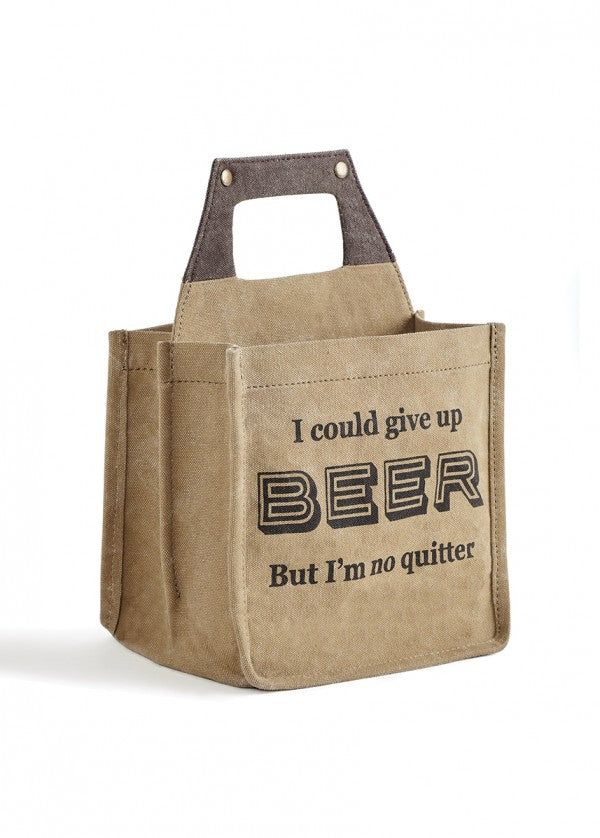Not a Quitter - Beer Caddy