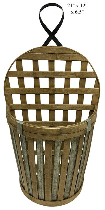 Bamboo Wall Basket