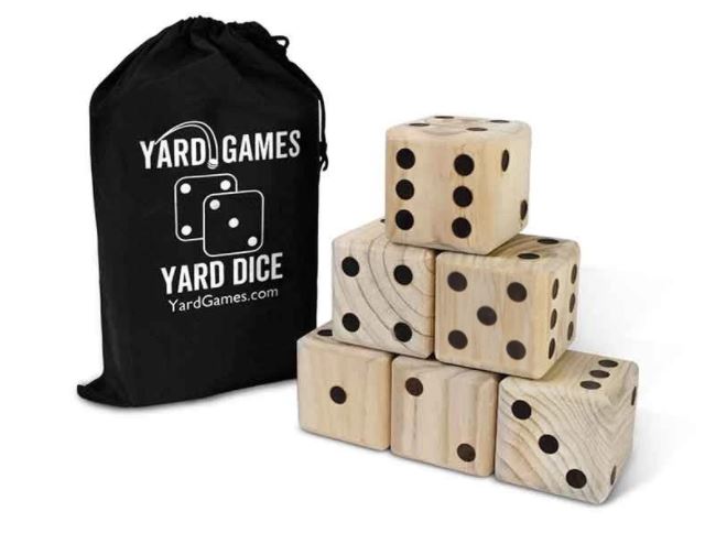 Large Wooden Yard Dice